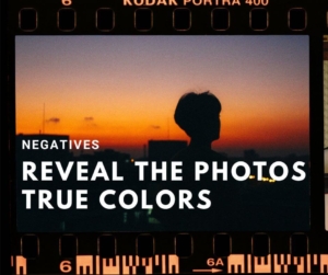 negatives reveal the photos true colors